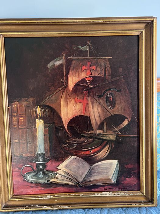 Quadro antigo de sala