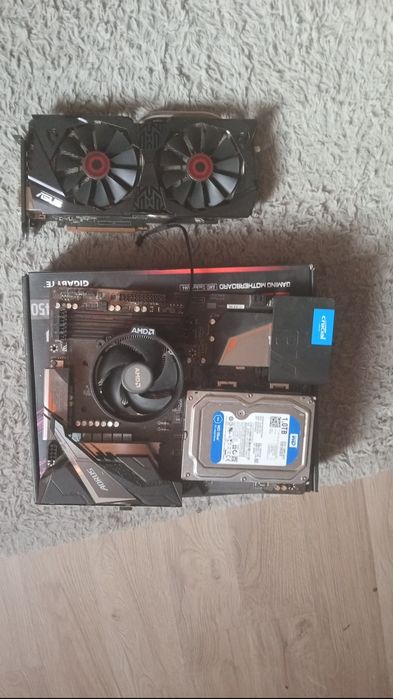 części do komputera, GTX 970, r7 1700x, b450 aorus Elite v2