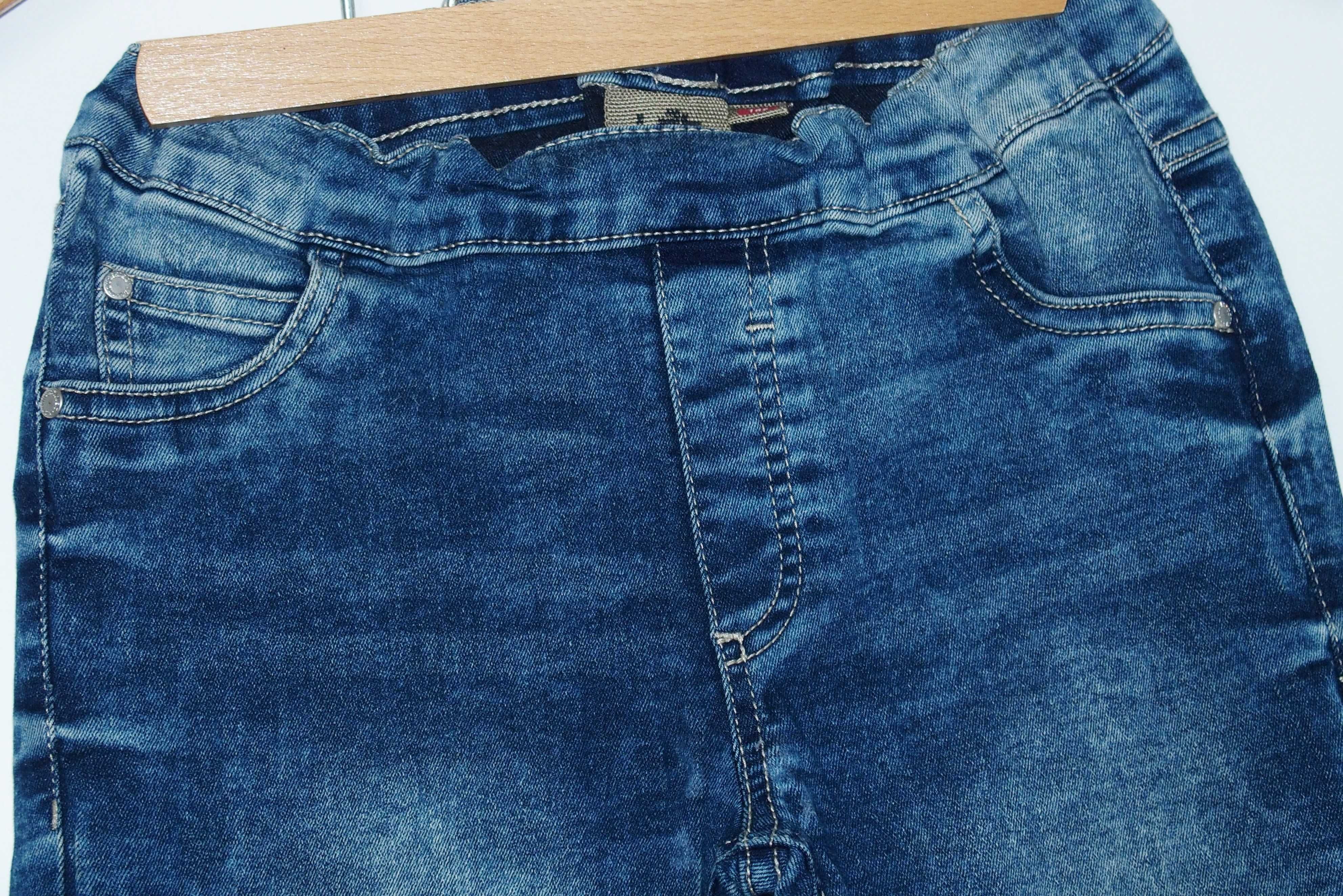 KappAhl 152 joggery SPODNIE jeansowe miękki jeans * 12 lat