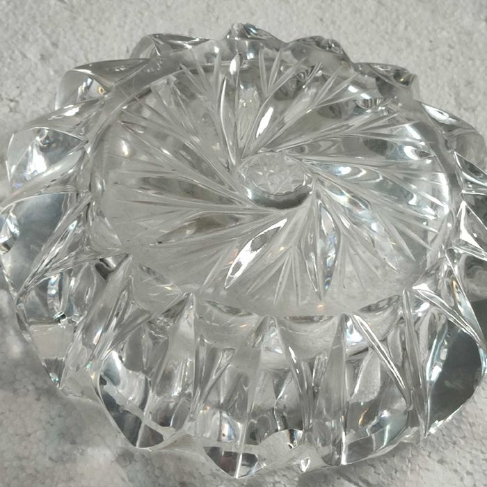 papierośnica kryształowa duża