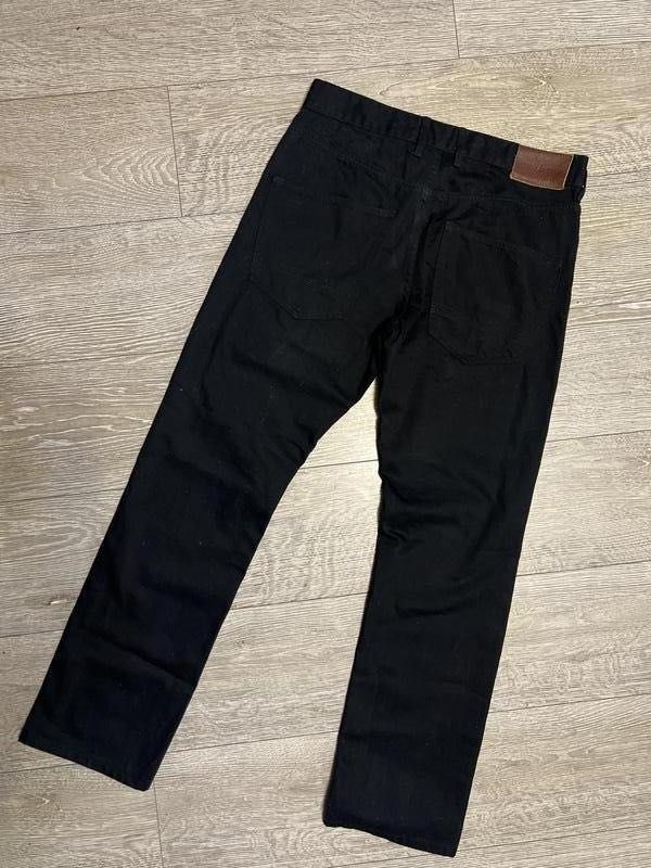 чоловічі чорні прямі джинси турція розмір 32-34