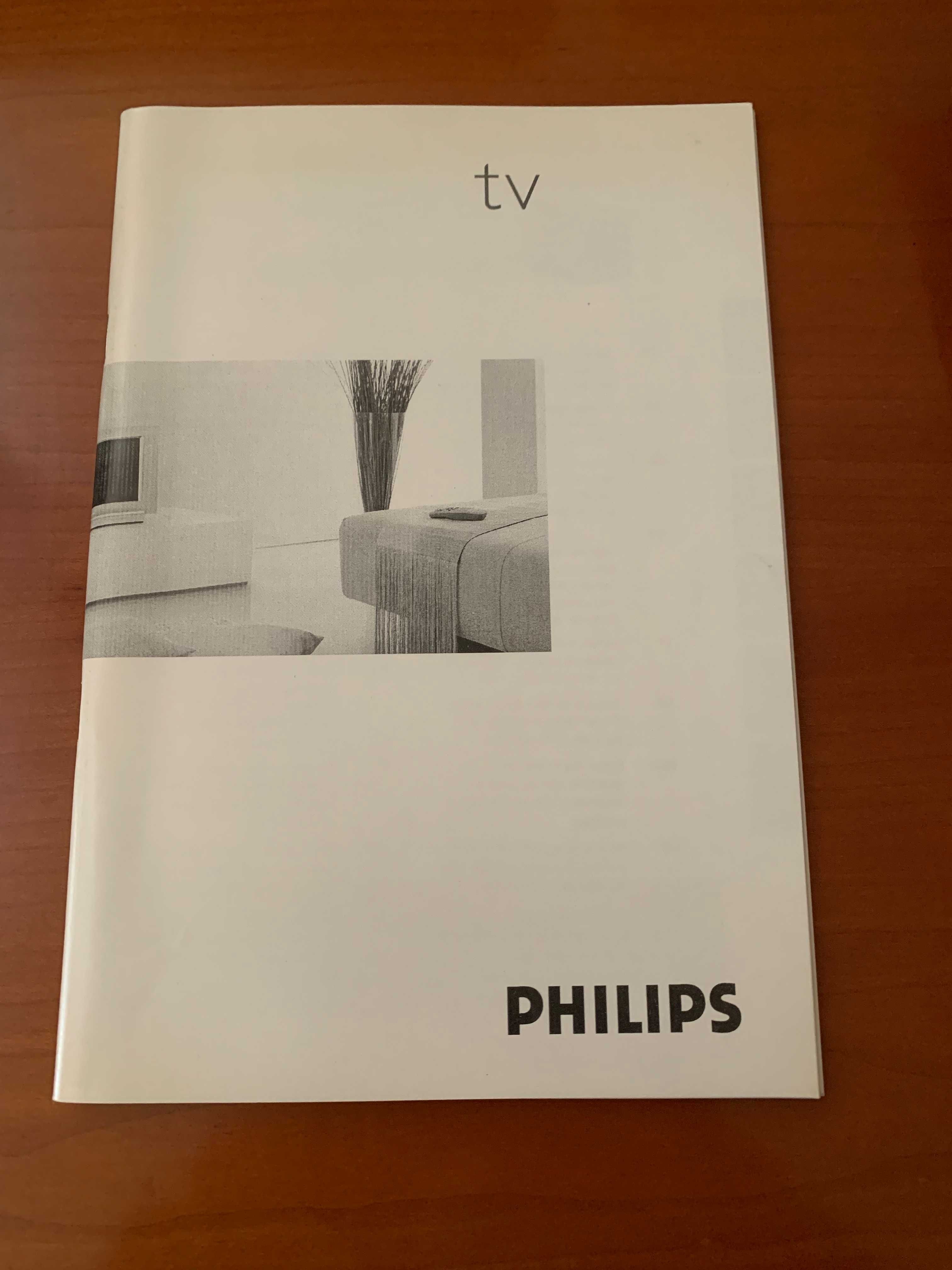 Televisão marca Philips com leitor de DVD integrado