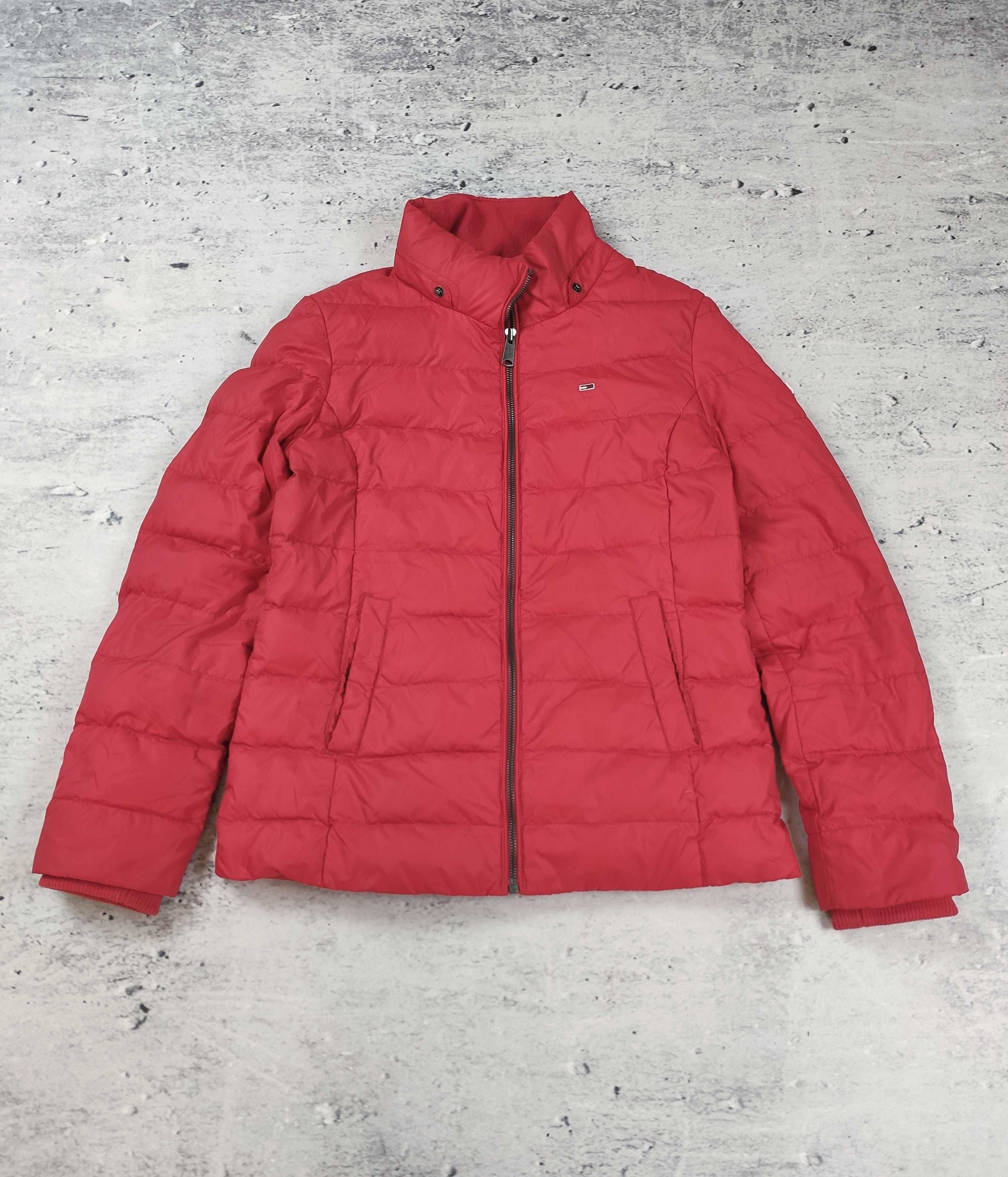 Kurtka zimowa Tommy Hilfiger pikowana damska puchowa r. L