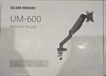 Uchwyt na monitor Silver Monkey UM-600 (sprężyna gazowa)