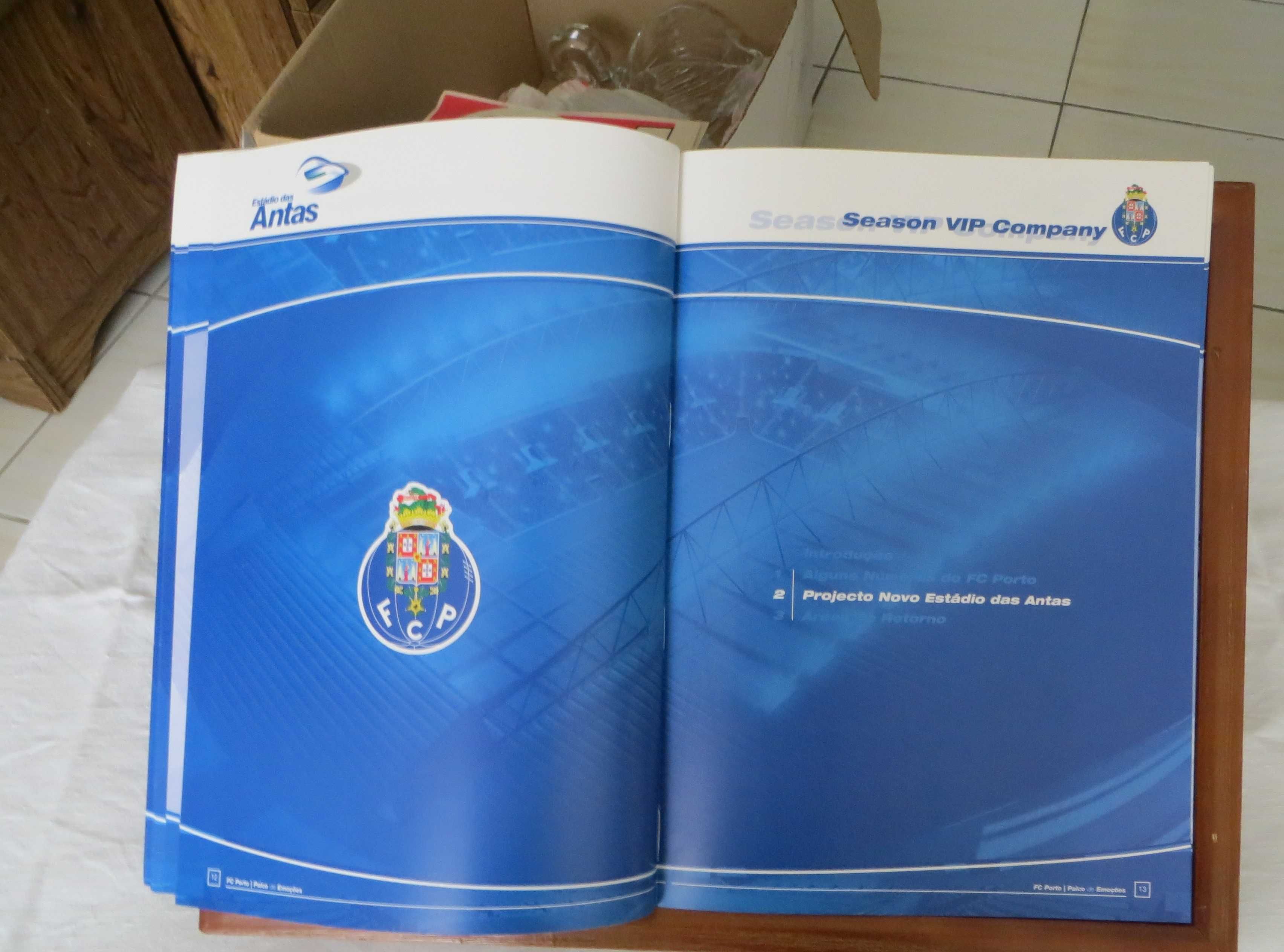 Livro "O Estádio Antas 2002" Novo estádio  Números do Universo do FCP