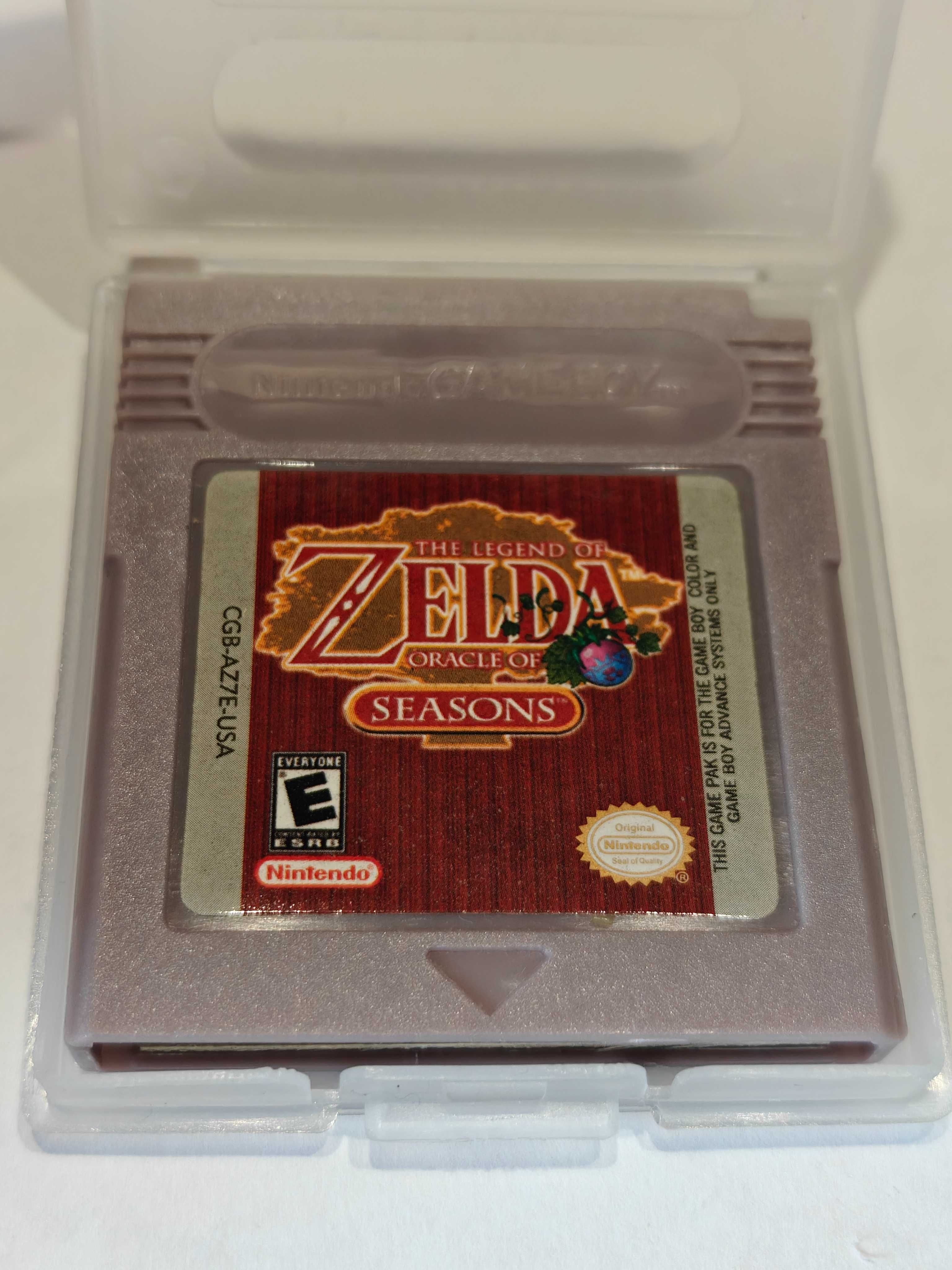 The Legend od Zelda Oracle of Seasons game boy gbc gba color advance