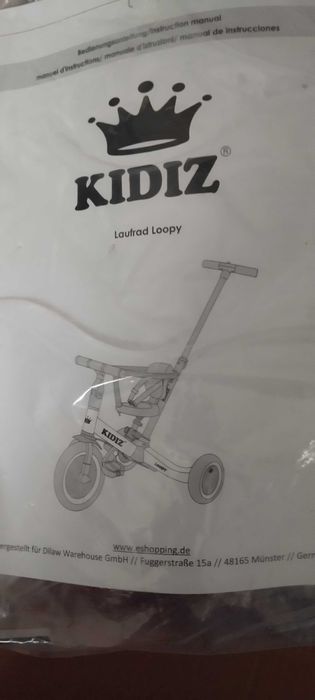Rowerek biegowy  6 w 1 Loopy Tricycle KIDIZ