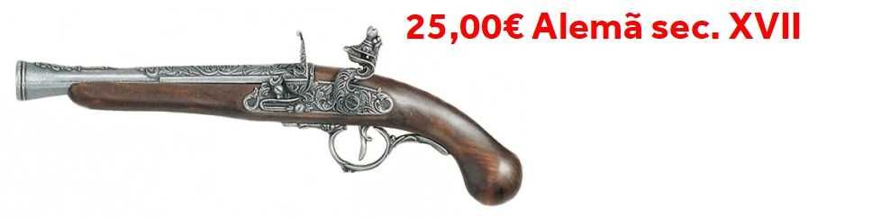 Pistolas antigas decorativas - RÉPLICAS - Decorativas - Coleção