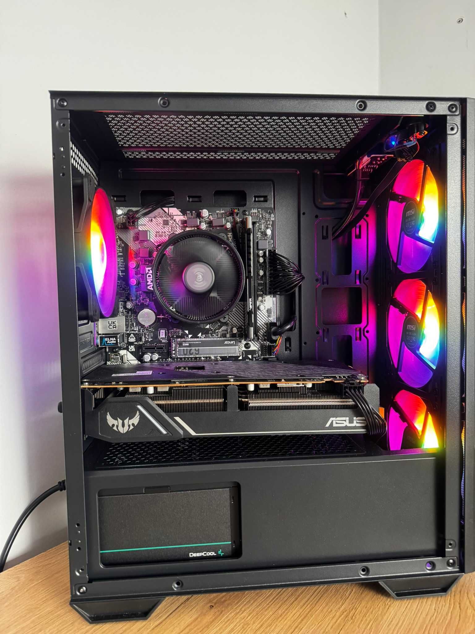 Wydajny Komputer Gamingowy Ryzen 5 5600 + RX 5600 XT + 16GB DDR4 + 1TB