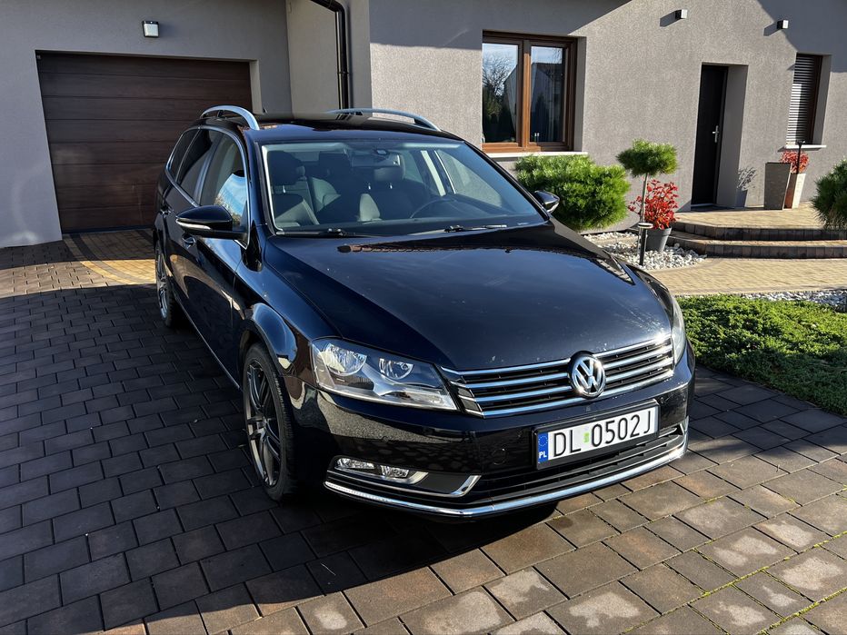 Volkwagen Passat B7 2.0 TDI DSG 4Motion 2013r. Bogate wyposażenie