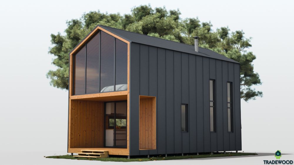 Будуємо модульно-каркасні будинки у стилі "барнхаус"