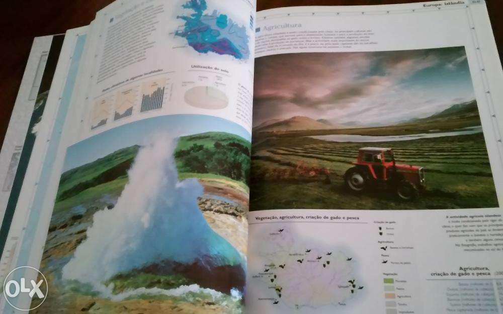 Livro Atlas National Geographic Europa I