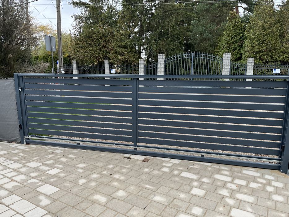 Brama 4m panelowa antracyt Nowa