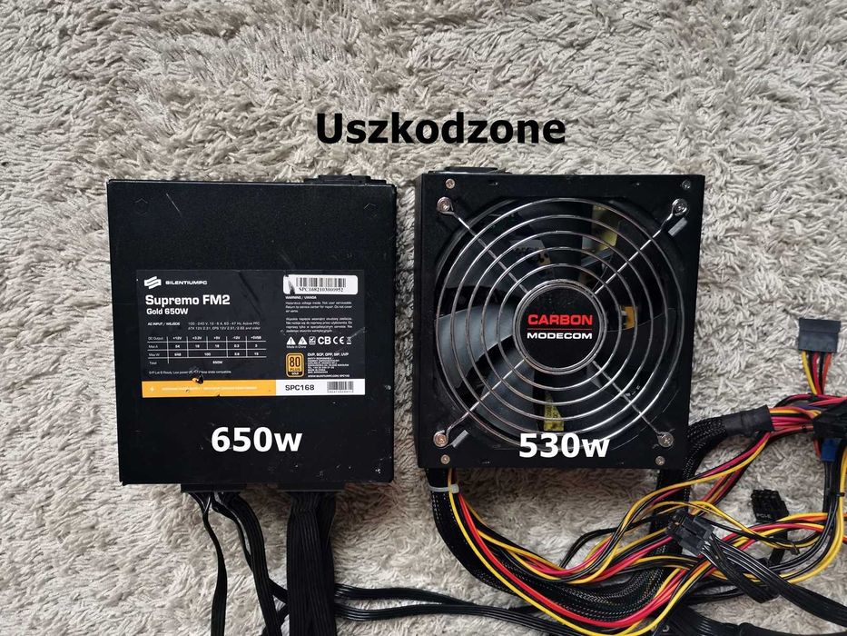 ZasiLacz - 530w 650w - Uszkodzone