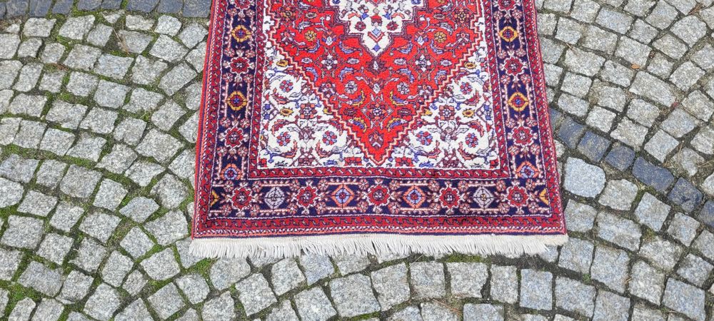 -70% bidjar lśniący perski dywan ręcznie tkany unikat 80/130cm