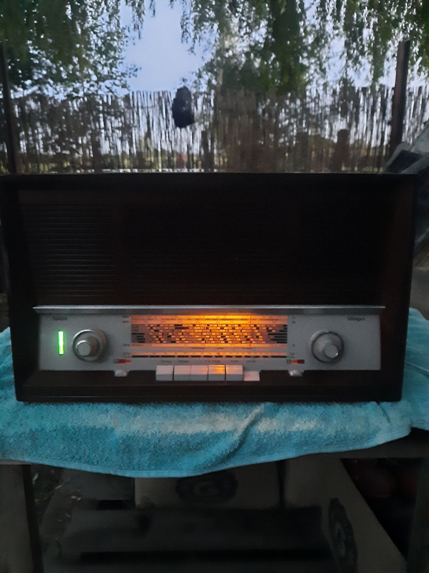 Radio lampowe (amplituner) Vintage Saba Villingen.