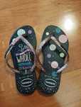 Havaianas menina slim glitter - como novas