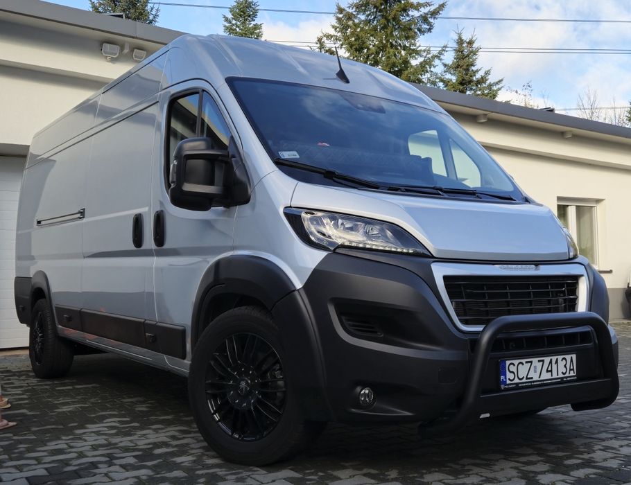 Peugeot Boxer L4H2 + Folia PPF + HAK + Rury + ŁÓŻKO + paka + ALUSY +FV