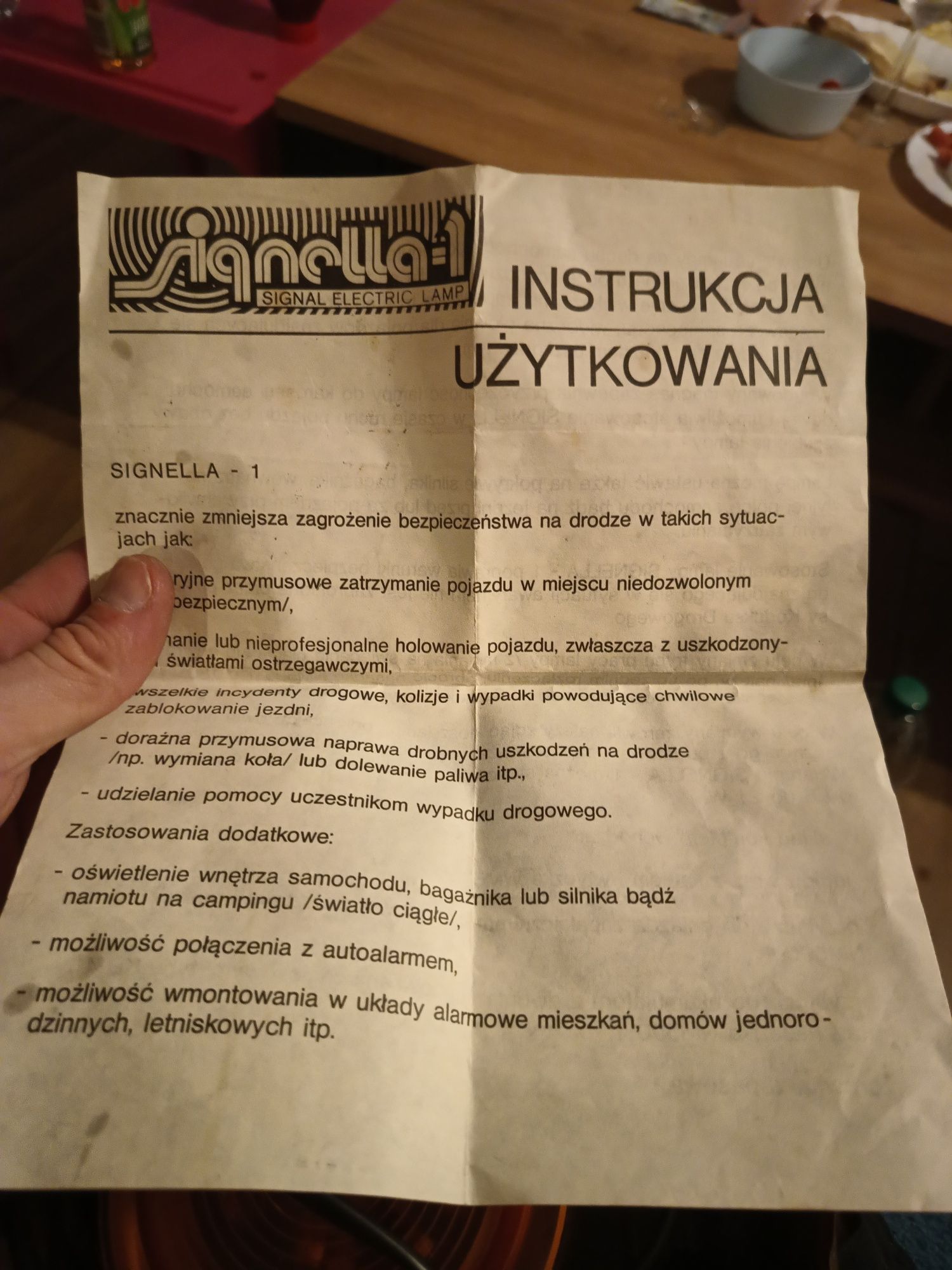 Kogut PRL, lampa ostrzegawcza signella-1. Komplet.