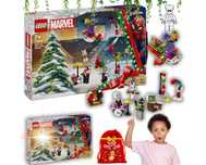 LEGO KALENDARZ ADWENTOWY Marvel 76293 heroes Klocki Prezent Grats!