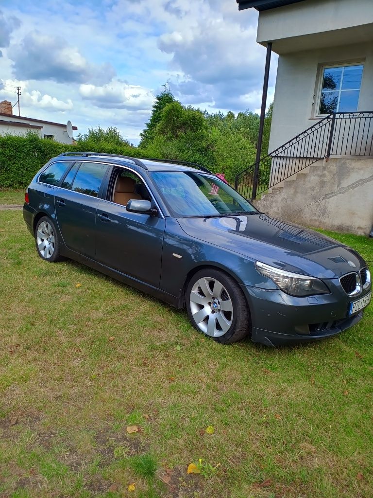 BMW E61 520d. 2007 rok polift. 2.0d 163km. Rozrząd z przodu.