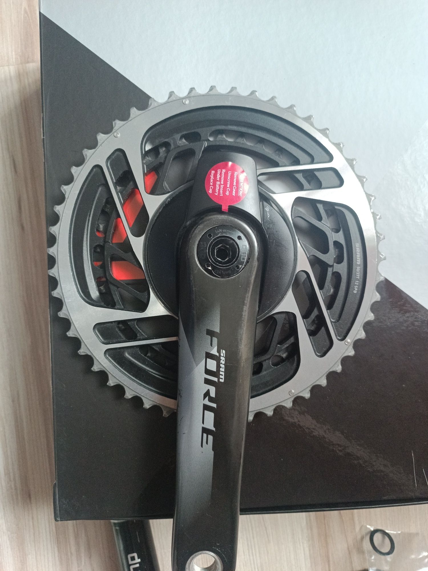 Mechanizm korbowy korba Sram Force AXS D1 pomiar mocy Quarq, 172,5mm