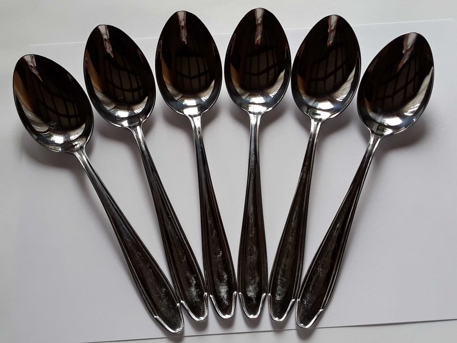 Łyżki obiadowe, BAKELIT, Gerlach, sztućce PRL