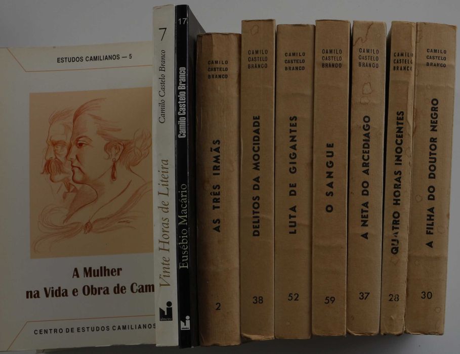 CAMILO CASTELO BRANCO «Jornalismo e Literatura  séc. XIX» + 21 Títulos