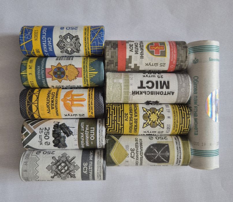 Рол обігових пам'ятних монет ЗСУ, НБУ