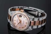 Zegarek Rolex 36mm z diamentami