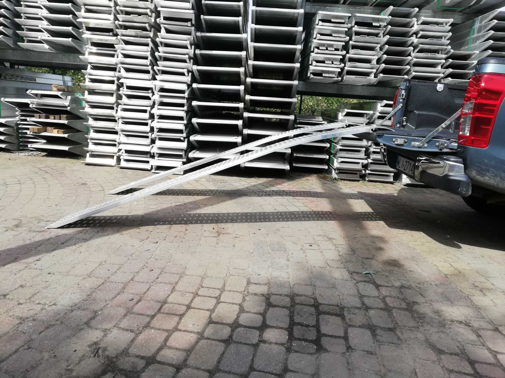 Najazdy Aluminiowe 3,5m 5250kg od ręki Cert.CE/ dostawa Gratis