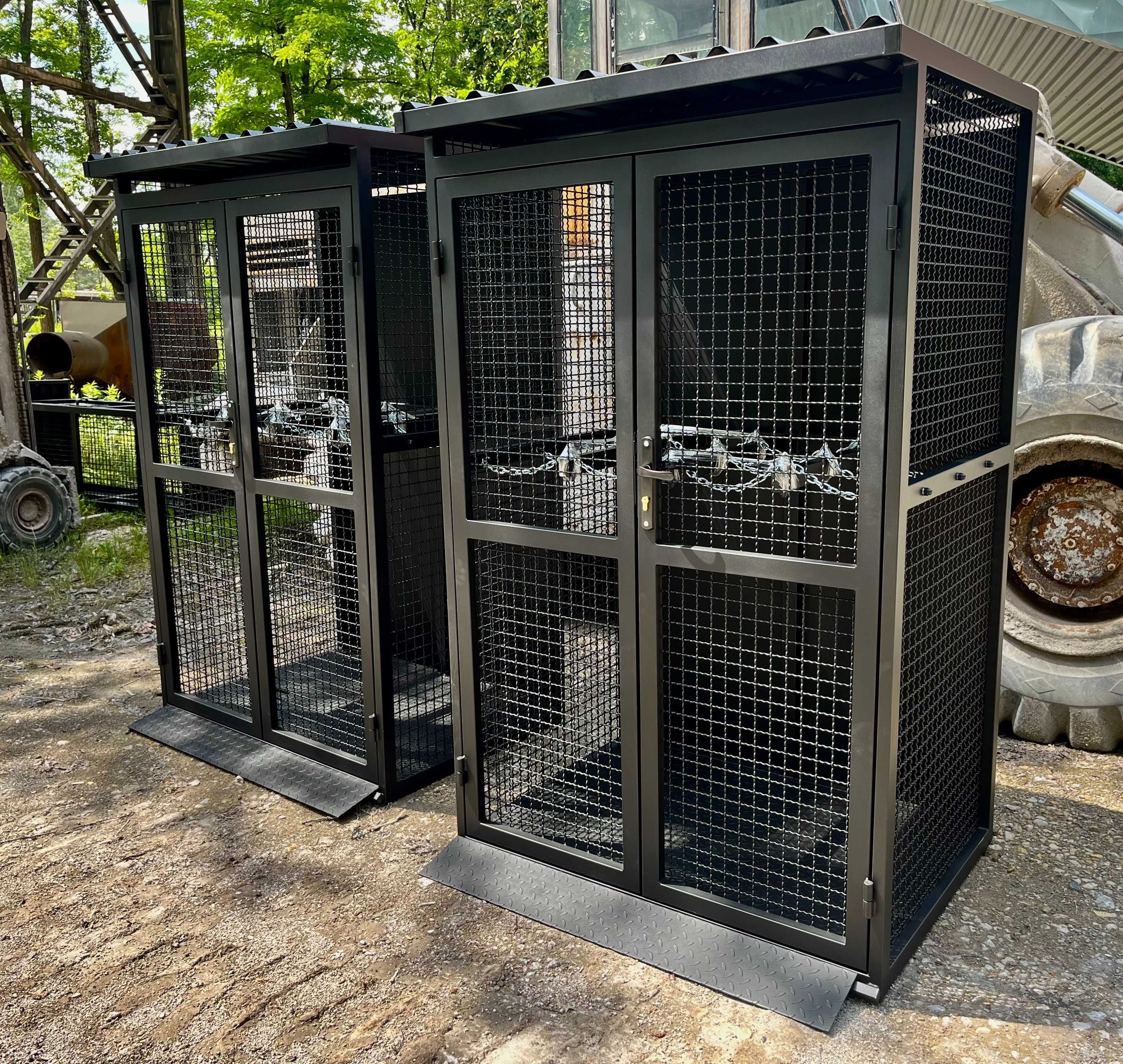 Szafa klatka Box na butle gazu technicznego, magazynowanie butli