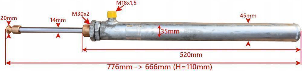 Zasuwa MZ 4'' z Siłownikiem beczkowóz asenizacyjny [7193]