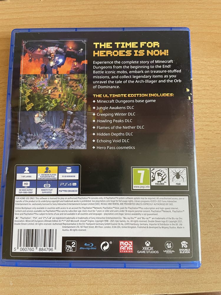 Minecraft Dungeons: Ultimate Edition - PS4