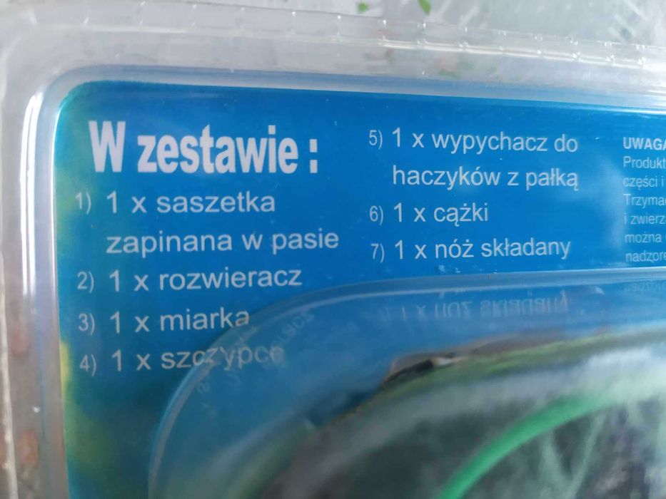 Zestaw Przyrządów Wędkarskich z Saszetką