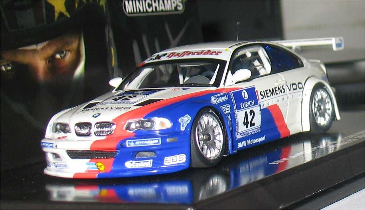 Minichamps - BMW M3 GTR -Vencedor 24H Nurburgring 2004- Pedro Lamy