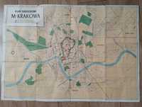 Plan turystyczny M. Krakowa 1976r