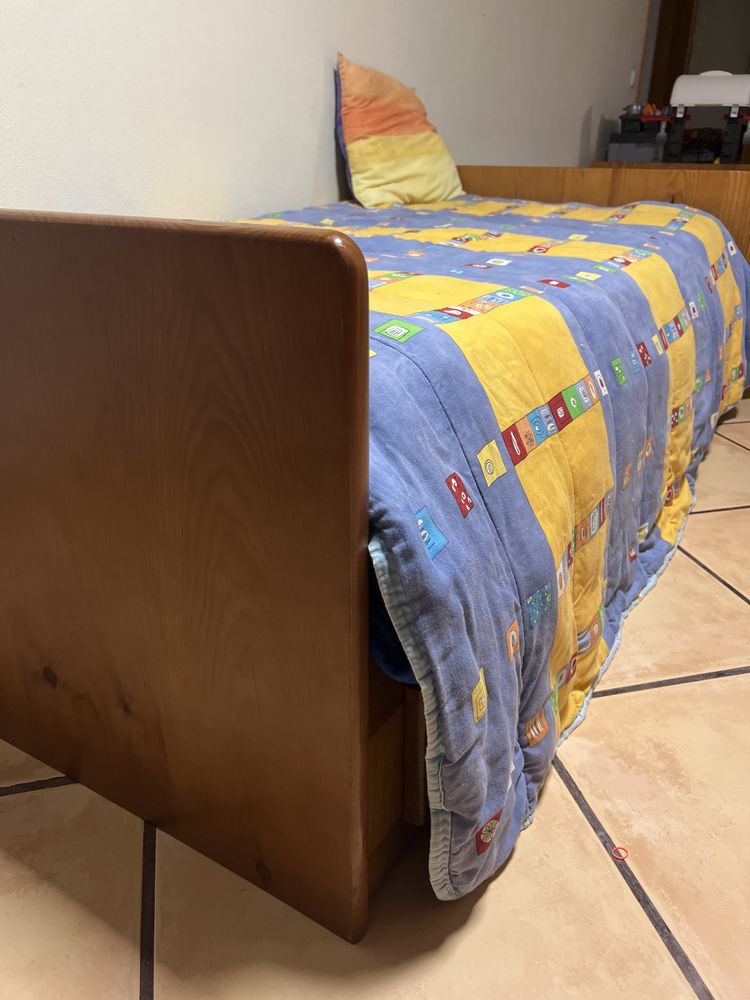 cama de solteiro com colchão