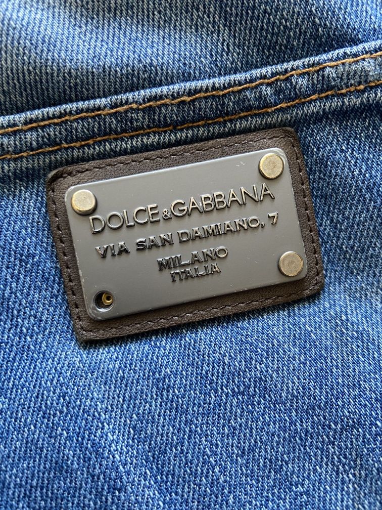 Джинсові чоловічі шорти Dolce & Gabbana, р. 46