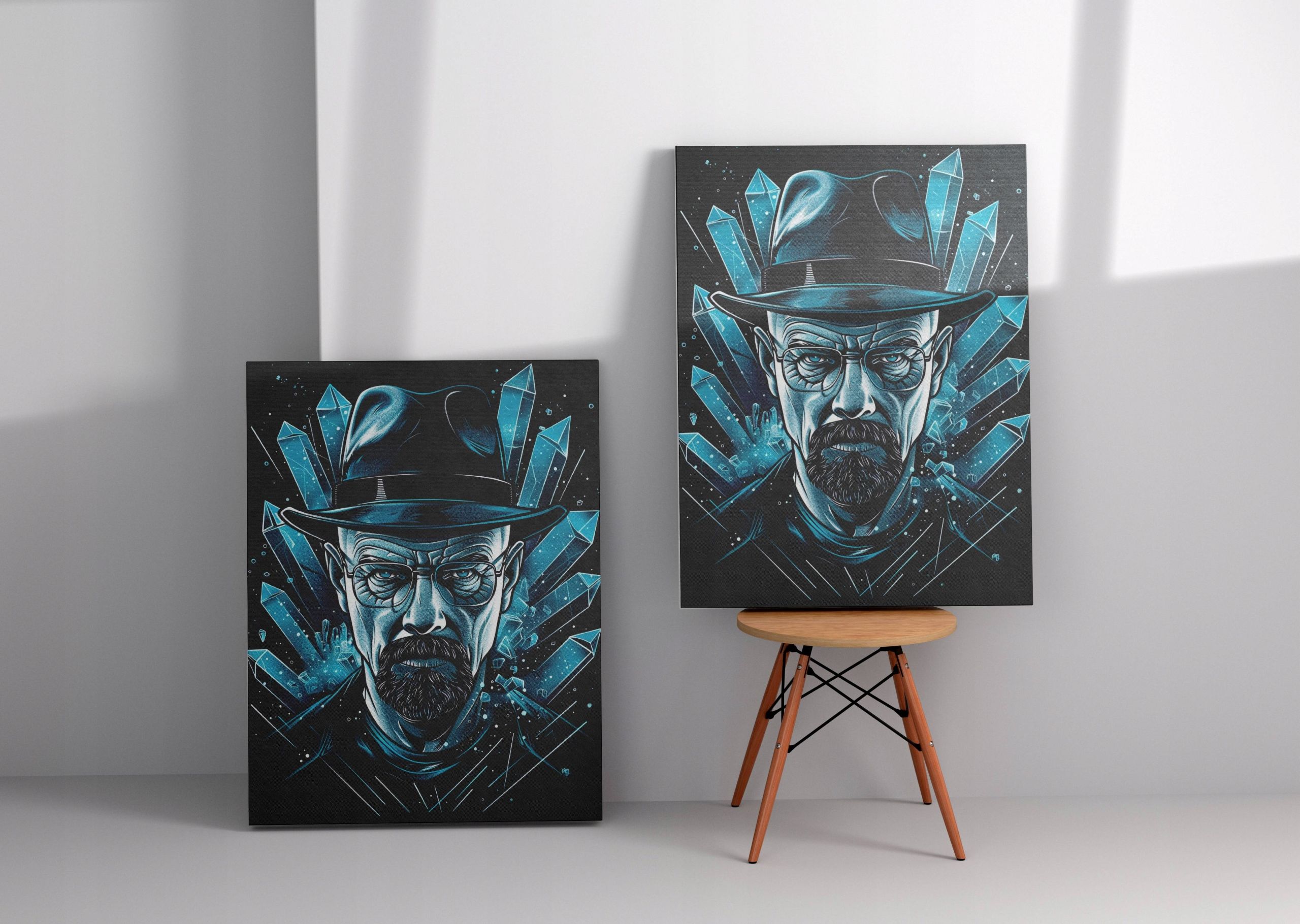 Obraz na płótnie Walter White - Mistyczny Kryształ 60x80 cm