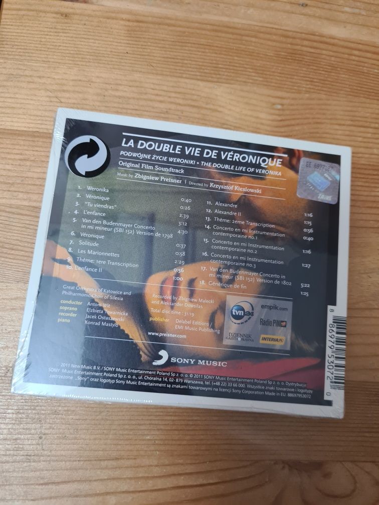 Podwójne życie Weroniki Original Film Soundtrack płyta CD