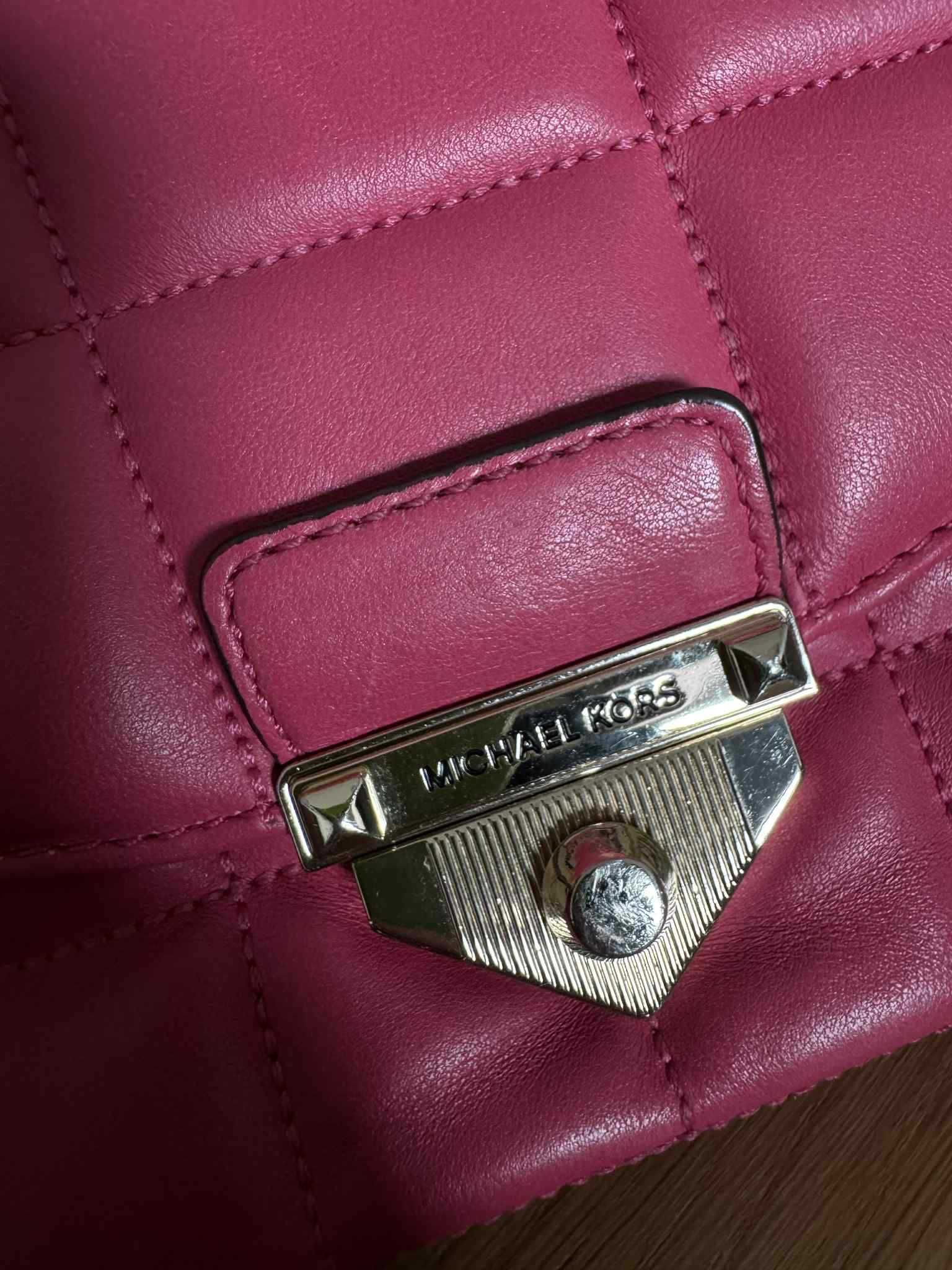 Torebka Michael KORS Skórzana listonoszka różowa