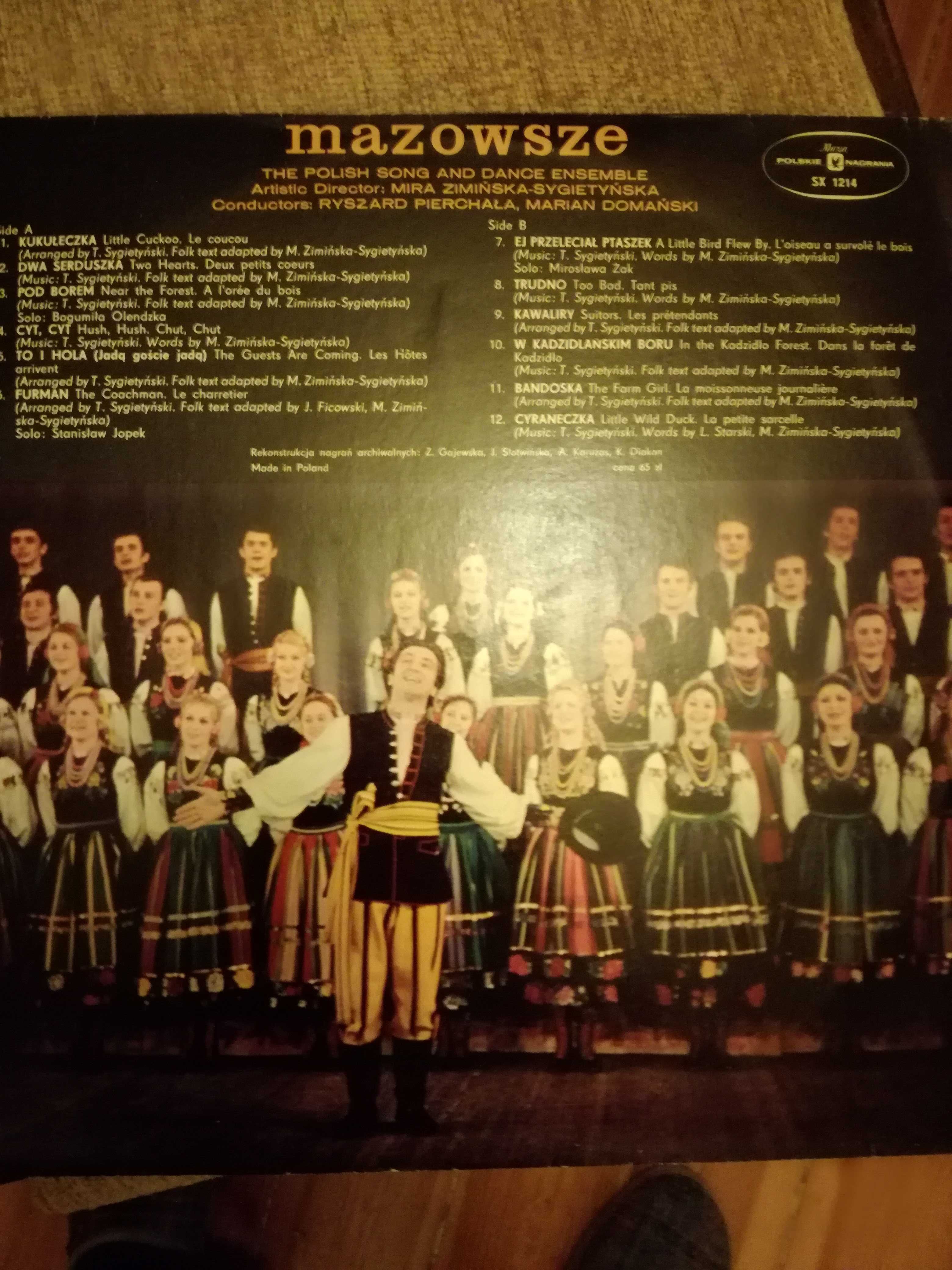 Płyta winylowa 25 lat Mazowsza