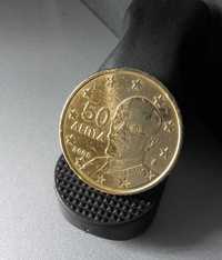 Moeda Euro Grécia - 50 cêntimos ano 2008