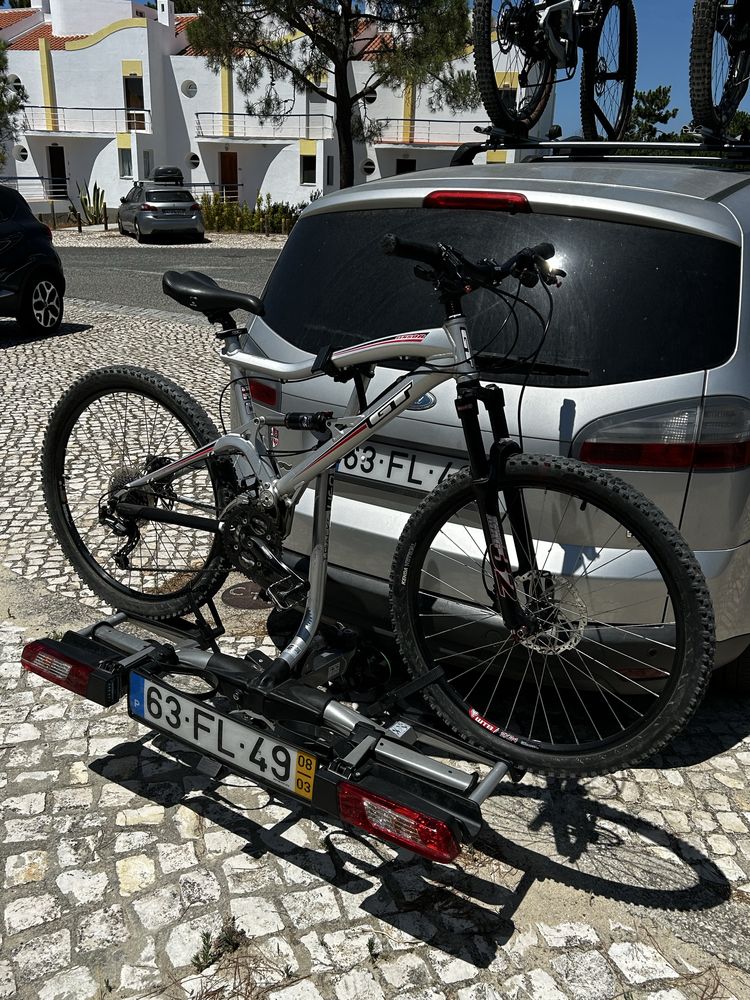 Suporte porta 3 bicicletas bola reboque