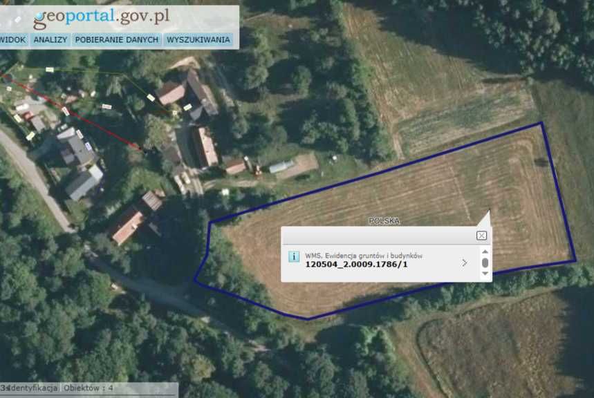 Działka rolna - Szymbark *bez posrednika*