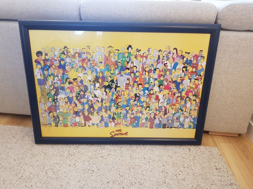 Quadro dos Simpsons