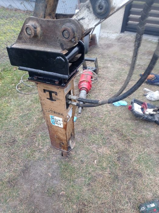 Minikoparka Roboty ziemne wiertnica młot