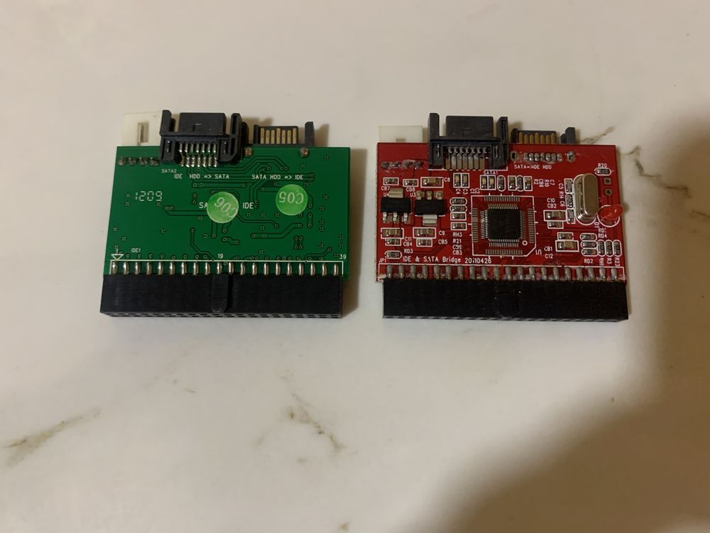 Переходник  2в1 ide sata / sata ide адаптер + кабель питания и Sata