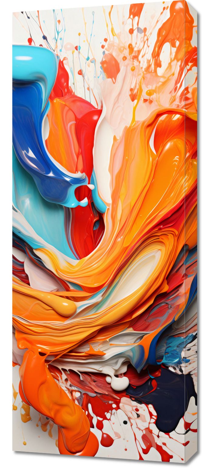 Obraz 40x100cm Taneczne Fale